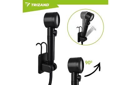 Duș de camping cu LCD și pompă de 8000 mAh – reîncărcabil