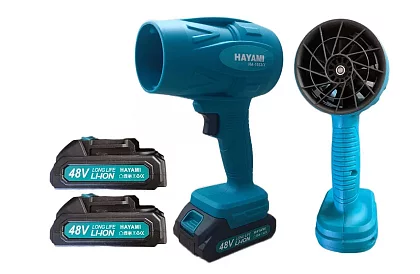 Suflător manual cu acumulator + 2 baterii – HAYAMI HA-1033