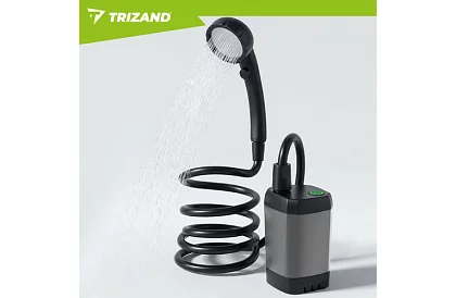 Duș de camping cu LCD și pompă de 6000 mAh – reîncărcabil