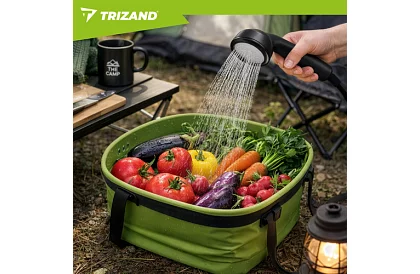 Duș de camping cu LCD și pompă de 6000 mAh – reîncărcabil