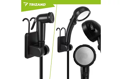 Duș de camping cu LCD și pompă de 6000 mAh – reîncărcabil