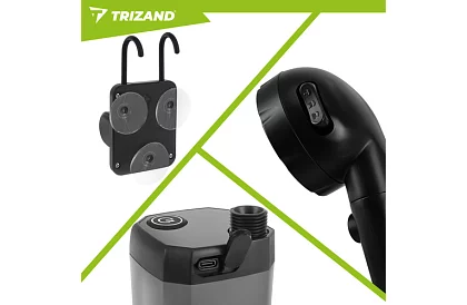 Duș de camping cu LCD și pompă de 6000 mAh – reîncărcabil