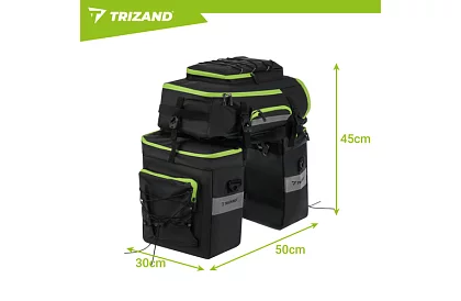 Geantă pentru bicicletă, rucsac 3 în 1 – pentru suportul bicicletei - 65 l