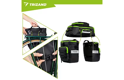 Geantă pentru bicicletă, rucsac 3 în 1 – pentru suportul bicicletei - 65 l