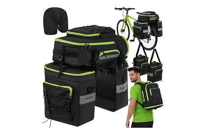 Geantă pentru bicicletă, rucsac 3 în 1 – pentru suportul bicicletei - 65 l