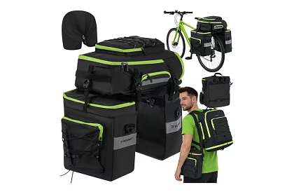 Geantă pentru bicicletă, rucsac 3 în 1 – pentru suportul bicicletei - 65 l