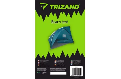 Cort de plajă gri-albastru 220 × 120 × 120 cm