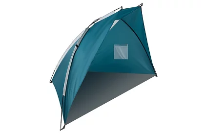 Cort de plajă gri-albastru 220 × 120 × 120 cm