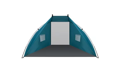 Cort de plajă gri-albastru 220 × 120 × 120 cm