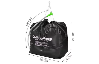 Dușă solară portabilă de călătorie OLARN 40 litri