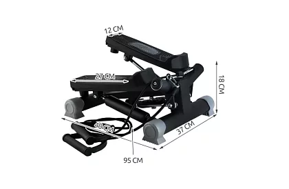 Stepper înclinat cu LCD și mânere