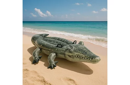 Saltea gonflabilă crocodil 170 x 86 cm – I57551