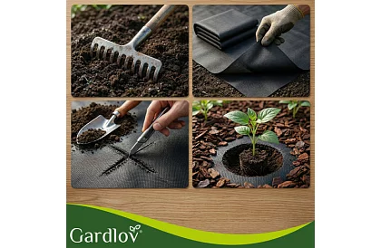 UV agrotextile împotriva ierburilor 1,6x20 m, 50 g/m2, negru