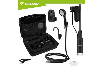 Duș de camping cu pompă 2200 mAh – reîncărcabil