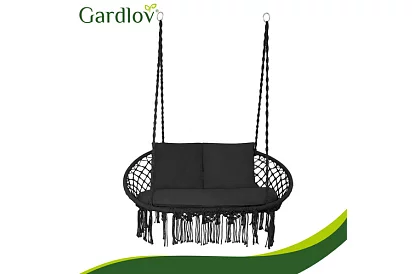 Leagăn de grădină cu două locuri Stork's Nest + perne