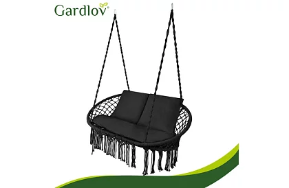 Leagăn de grădină cu două locuri Stork's Nest + perne