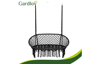 Leagăn de grădină cu două locuri Stork's Nest + perne