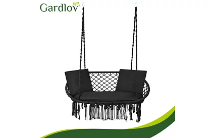 Leagăn de grădină cu două locuri Stork's Nest + perne