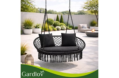 Leagăn de grădină cu două locuri Stork's Nest + perne