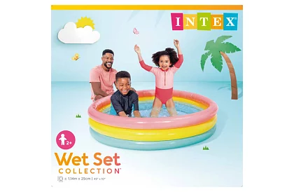 Piscină gonflabilă pentru copii cu fund moale 114 x 25 cm – I57412NP