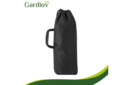 Masă de grădină pliabilă neagră – masă pentru balcon, terasă