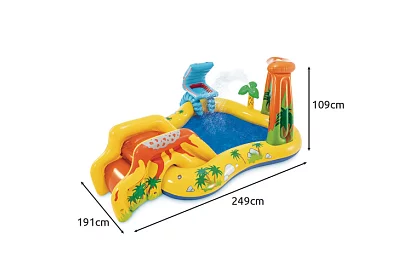 Teren de joacă gonflabil cu apă cu tobogan 5 în 1 – I57444