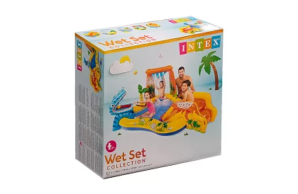 Teren de joacă gonflabil cu apă cu tobogan 5 în 1 – I57444