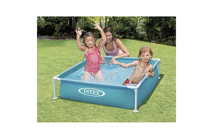 Piscină pentru copii cu cadru 122 × 122 × 30 cm – I57173
