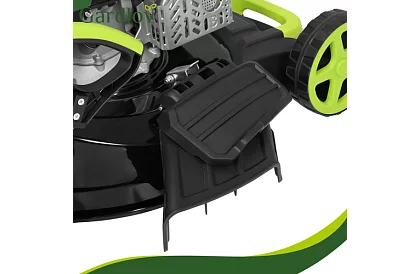 Mașina de tuns iarba pe benzină DriveX PRO cu motor de 196 cm³, 3,4 kW, 51 cm, coș de 60 l