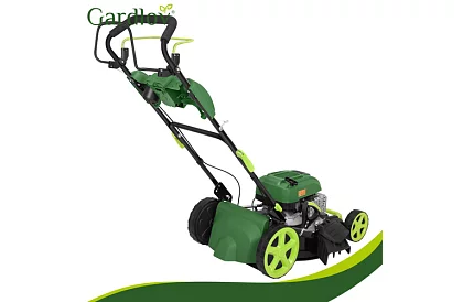 Mașina de tuns iarba pe benzină DriveX PRO cu motor de 196 cm³, 3,4 kW, 51 cm, coș de 60 l
