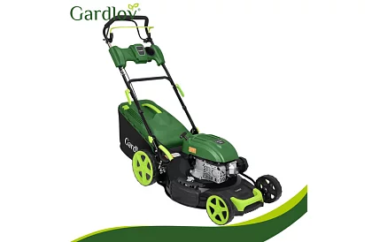 Mașina de tuns iarba pe benzină DriveX PRO cu motor de 196 cm³, 3,4 kW, 51 cm, coș de 60 l