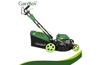 Mașina de tuns iarba pe benzină DriveX PRO cu motor de 196 cm³, 3,4 kW, 51 cm, coș de 60 l