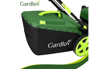 Mașina de tuns iarba pe benzină DriveX PRO cu motor de 196 cm³, 3,4 kW, 51 cm, coș de 60 l