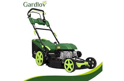 Mașina de tuns iarba pe benzină DriveX PRO cu motor de 196 cm³, 3,4 kW, 51 cm, coș de 60 l