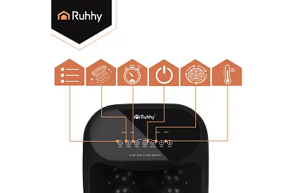 Dispozitiv de masaj cu apă pentru picioare cu încălzire și hidromasaj – 550 W