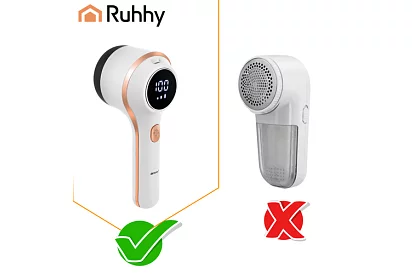 AKU aparat de îndepărtat scame cu LCD