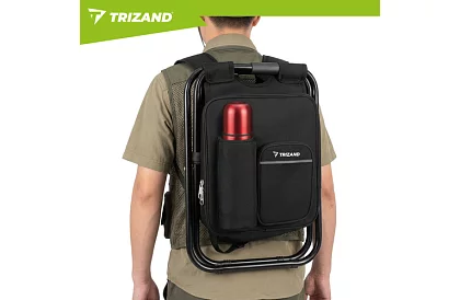 Scaun de pescuit cu rucsac Tourist 3 în 1 pliabil – capacitate de încărcare 150 kg