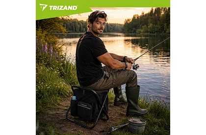 Scaun de pescuit cu rucsac Tourist 3 în 1 pliabil – capacitate de încărcare 150 kg