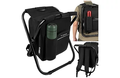 Scaun de pescuit cu rucsac Tourist 3 în 1 pliabil – capacitate de încărcare 150 kg