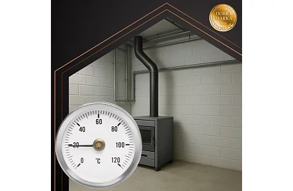 Termometru rotundă de contact până la 120 °C