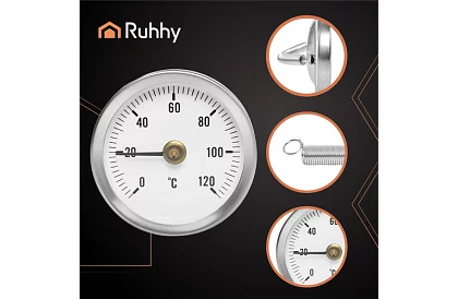 Termometru rotundă de contact până la 120 °C