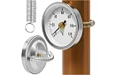 Termometru rotundă de contact până la 120 °C