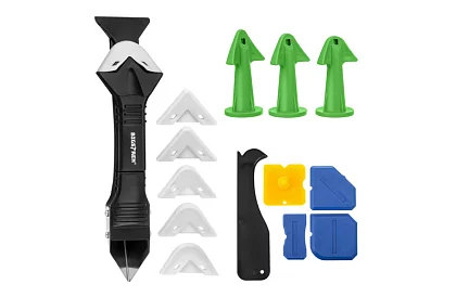 Set de spatule, raclete pentru aplicarea și îndepărtarea materialelor de rosturi