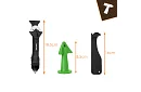 Set de spatule, raclete pentru aplicarea și îndepărtarea materialelor de rosturi