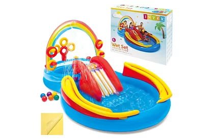 Teren de joacă gonflabil pentru apă 297 x 193 x 135 cm - I57453NP