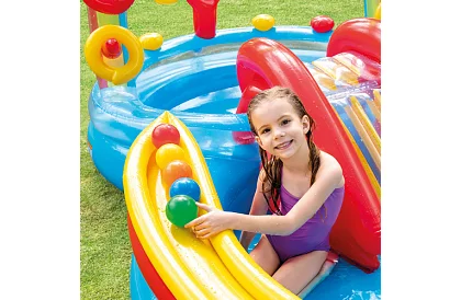 Teren de joacă gonflabil pentru apă 297 x 193 x 135 cm - I57453NP