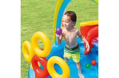 Teren de joacă gonflabil pentru apă 297 x 193 x 135 cm - I57453NP