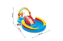 Teren de joacă gonflabil pentru apă 297 x 193 x 135 cm - I57453NP