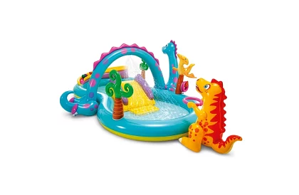 Teren de joacă acvatic 302 × 229 × 112 cm – Dinoland I57135NP