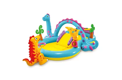 Teren de joacă acvatic 302 × 229 × 112 cm – Dinoland I57135NP
